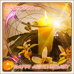 Happy Anniversary Card - I Love You