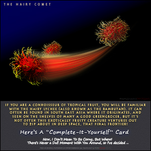 Best friends THE HAIRY COMET e-Card