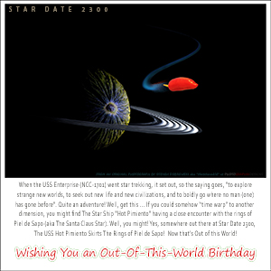 Happy Birthday OUT OF THIS WORLD e-Card