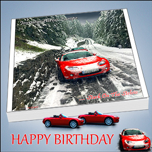 A BIRTHDAY e-CARD - STUCK ON THE STELVIO