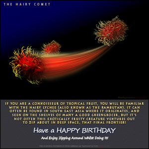 Happy Birthday THE DEEP SPACE RAMBUTAN