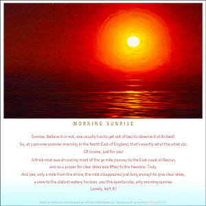 A "BLANK" Add Your Own Message e-Card