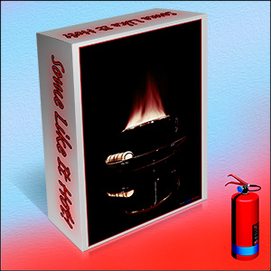 A "Blank - add your own message" e-Card - with Fine Art Photographic Image of COFFEE - SOME LIKE IT HOT