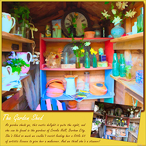 BLANK e-Card - THE GARDEN SHED e-Card