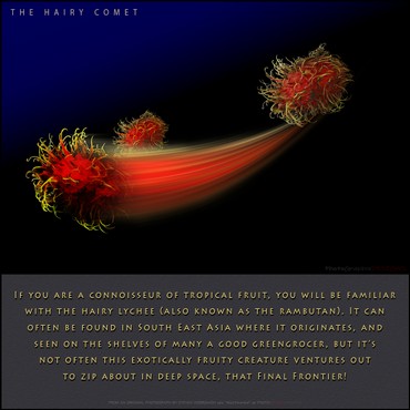 A "Blank" e-Card - The Hairy Comet