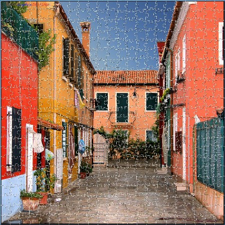 BUY NOW! A TREVISO GARDEN IN OILS - Digital Jigsaw - Own it Forever