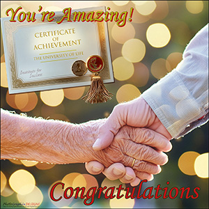 A CONGRATULATIONS DAY e-CARD "YOU'RE AMAZING"