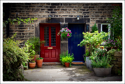 BUY NOW! THE COTTAGE DOORS - FINE ART PRINT