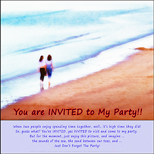 INVITATION e-Card - invitation to My party