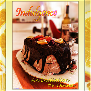 An "INVITATION" e-Card - with Fine Art Image - INDULGENCE