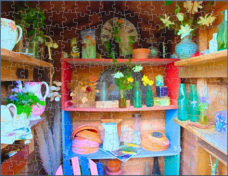 BUY NOW! THE GARDEN SHED - web-playable jigsaw