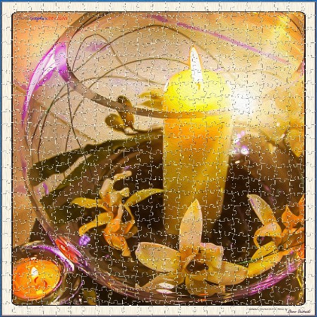 BUY NOW! THE WEDDING CANDLE - Digital Jigsaw - Own it Forever