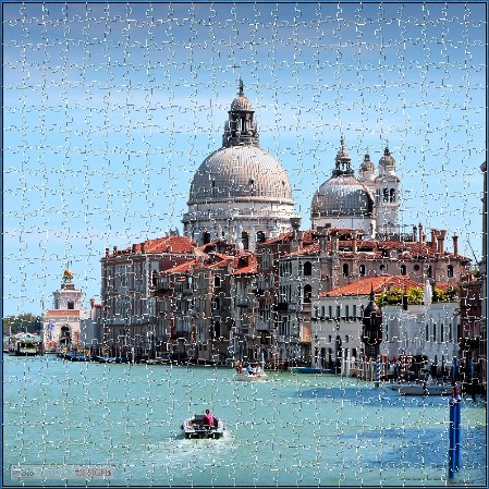 BUY NOW! ON THE VENETIAN GRAND CANAL - Digital Jigsaw - Own it Forever
